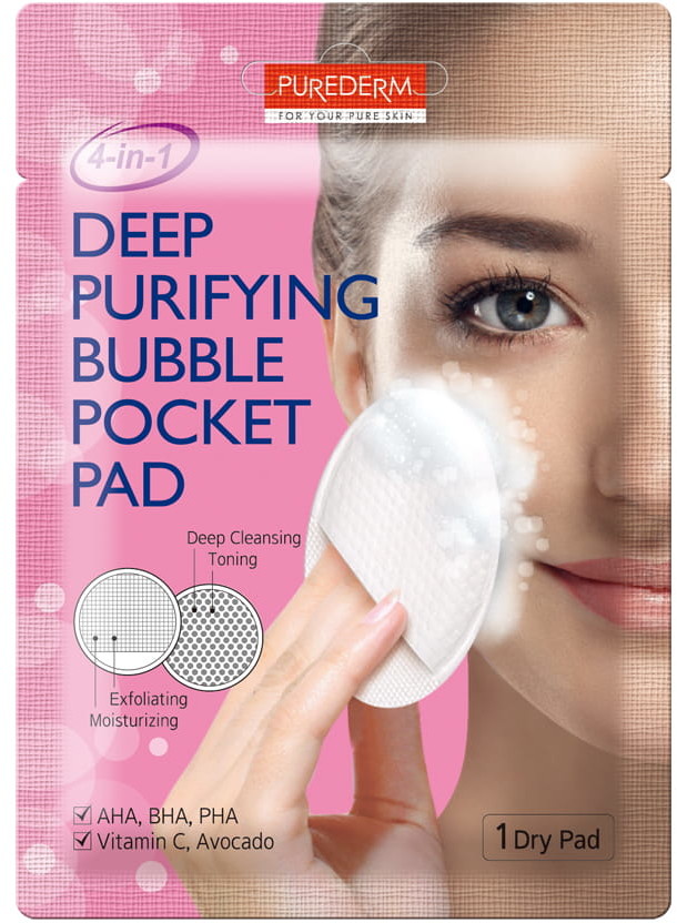 Purederm PUREDERM koreański oczyszczający płatek do twarzy ADS387