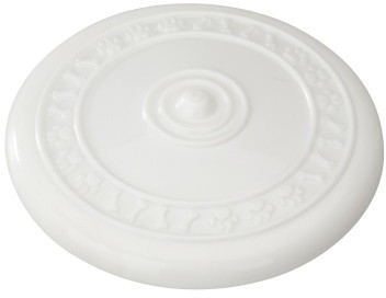 EBI Dysk waniliowy Rubber Frisbee z gumy biały 23cm PEBI016