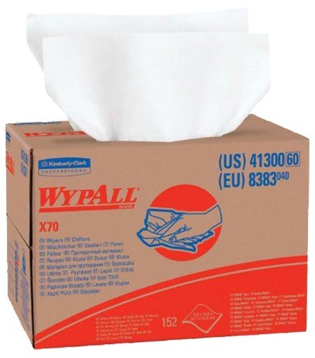 Kimberly-Clark Czyściwo włókninowe w odcinkach Kimberly Clark WYPALL X70 celuloza białe 8383