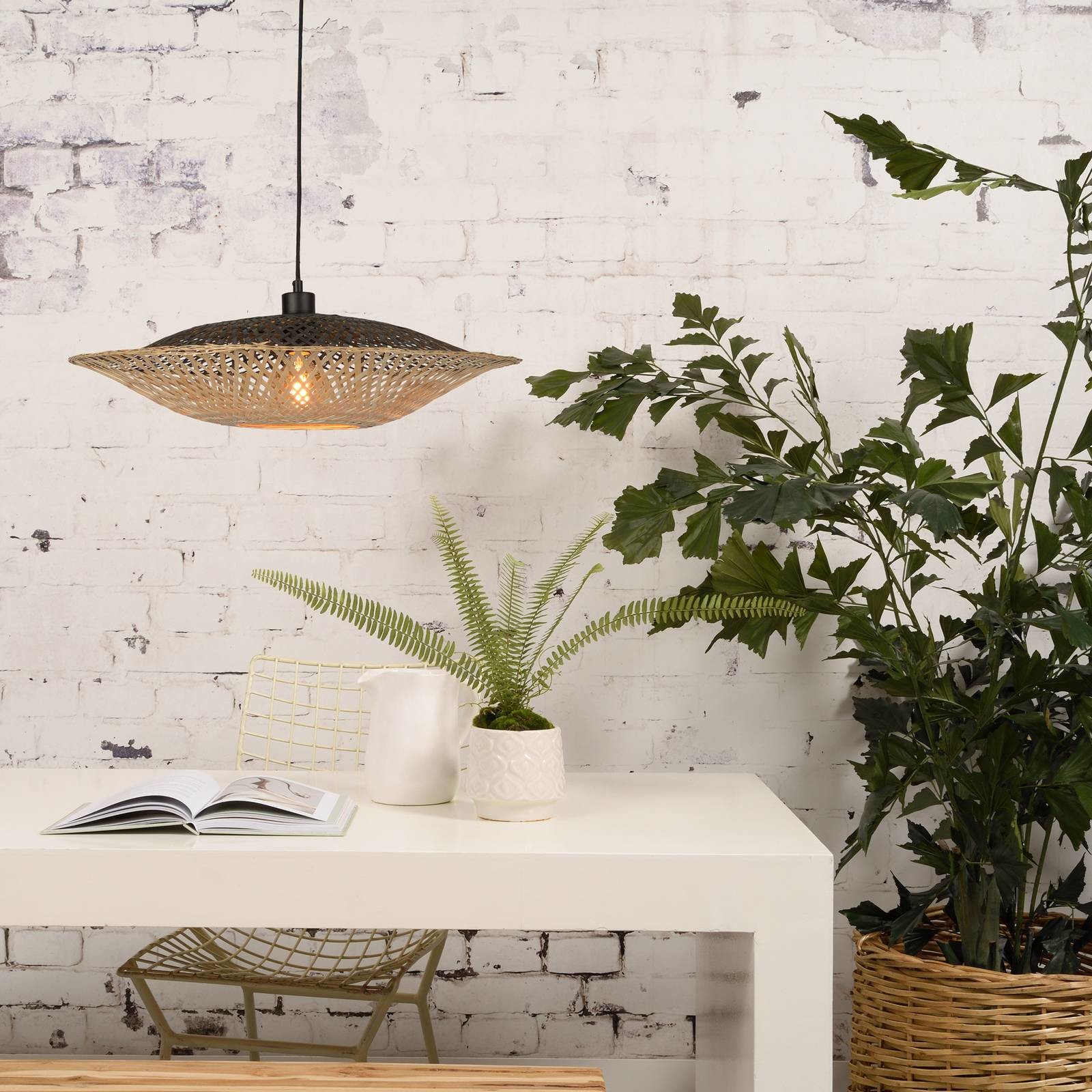 Good & Mojo GOOD & MOJO Kalimantan lampa wisząca pozioma 44cm