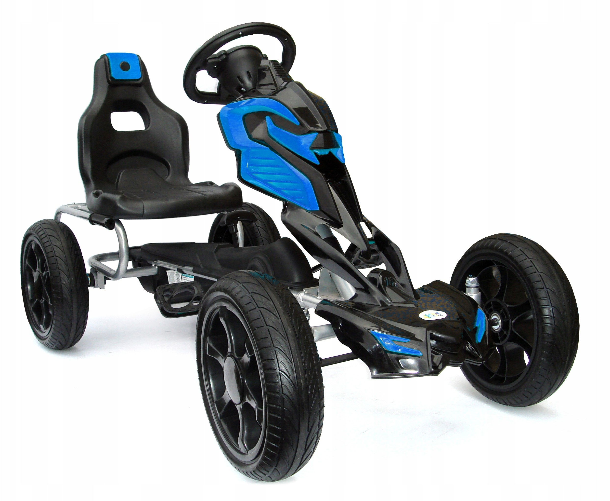 Wielki Gokart Na Pedały do60kg 5-12lat scout Blue