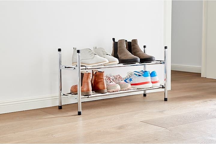 Store It STORE IT Regał w kolorze srebrnym na buty - 118 x 37 x 23 cm