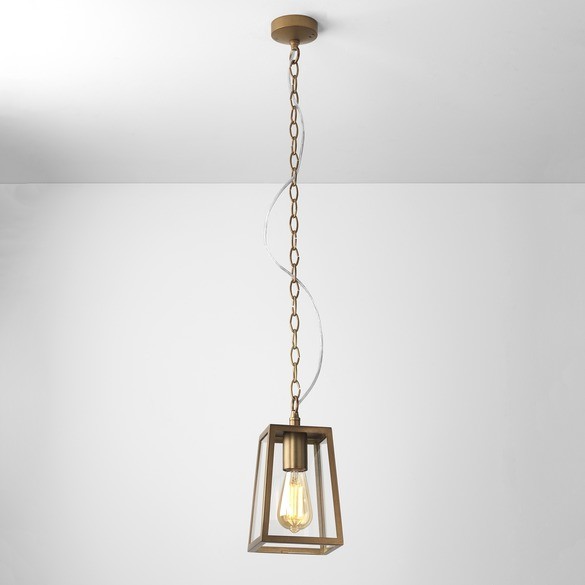 Astro Lighting Calvi Outdoor Pendant 215 Antique Brass 1306006