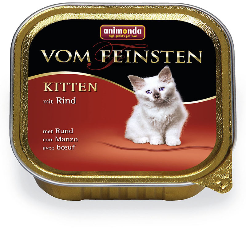 Animonda Vom Feinsten Kitten smak wołowina 32x100g