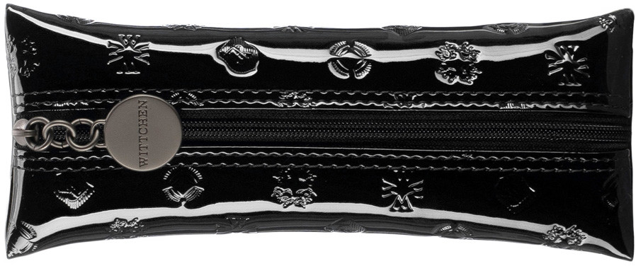 Wittchen Etui na klucze ze skóry lakierowanej z monogramem 34-2-135-1S