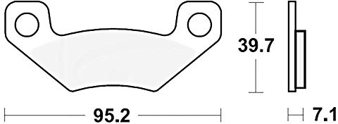 TRW mcb860si okładziny hamulcowe MCB860SI