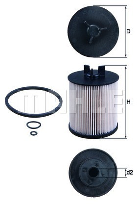 KNECHT Filtr paliwa KX 86/1D