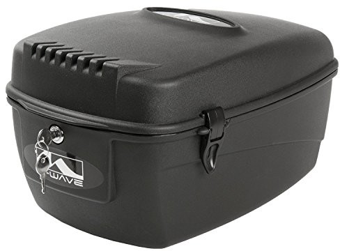 M-Wave Amsterdam Box 122470 kufer na bagażnik, czarny, wymiary: 42 x 26 x 21 cm 122470