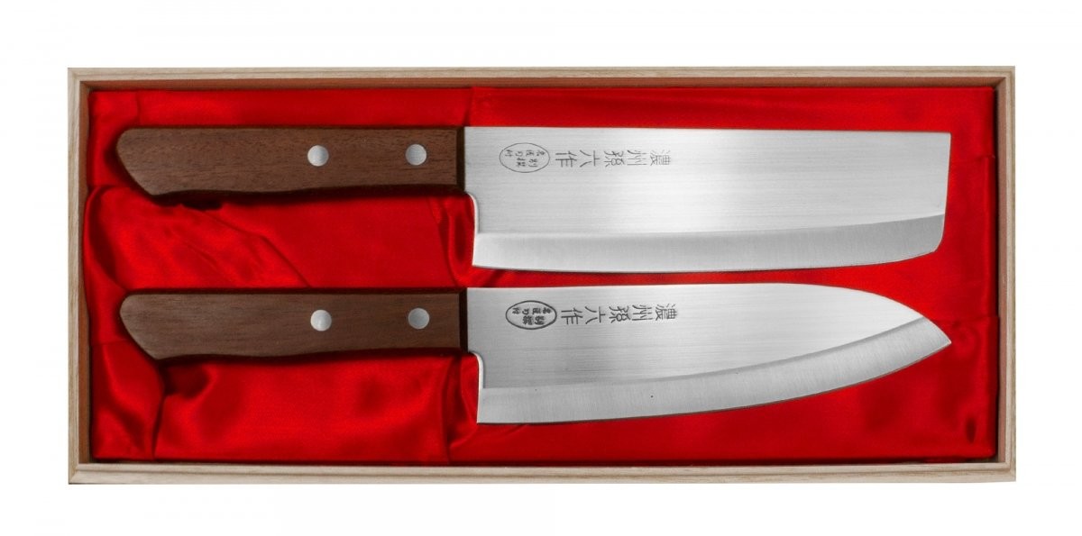 Satake Cutlery Satake Tomoko Zestaw Santoku + Nakiri HG8373W