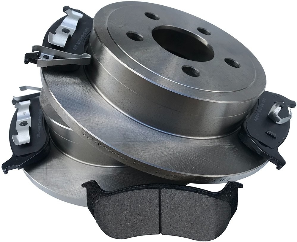 Tylne klocki + tarcze hamulcowe Jeep Wrangler Rubicon 2003-2006 53010+PMD981