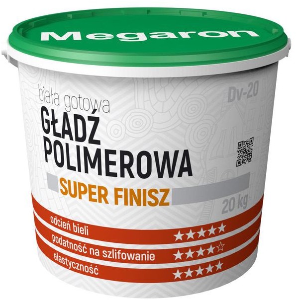 Megaron Gotowa gładź polimerowa SUPER FINISZ DV-20