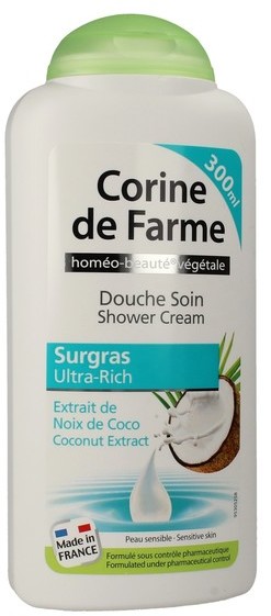 Corine de Farme HBV Kremowy Żel pod prysznic Kokos 300ml HBV Kremowy Żel pod prysznic Kokos 300ml