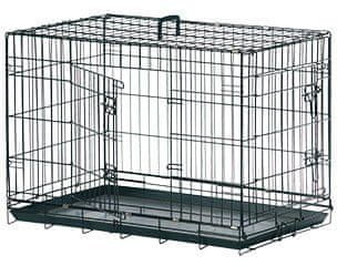 Karlie klatka czarna dla małych zwierząt dwa wejścia 93x57x62 cm
