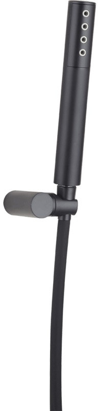 Laveo Pretto Zestaw prysznicowy punktowy czarny NLP70AD