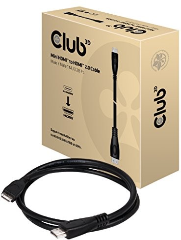 Club 3D Kabel HDMI Mini HDMI 1m czarny CAC-1350 CAC-1350