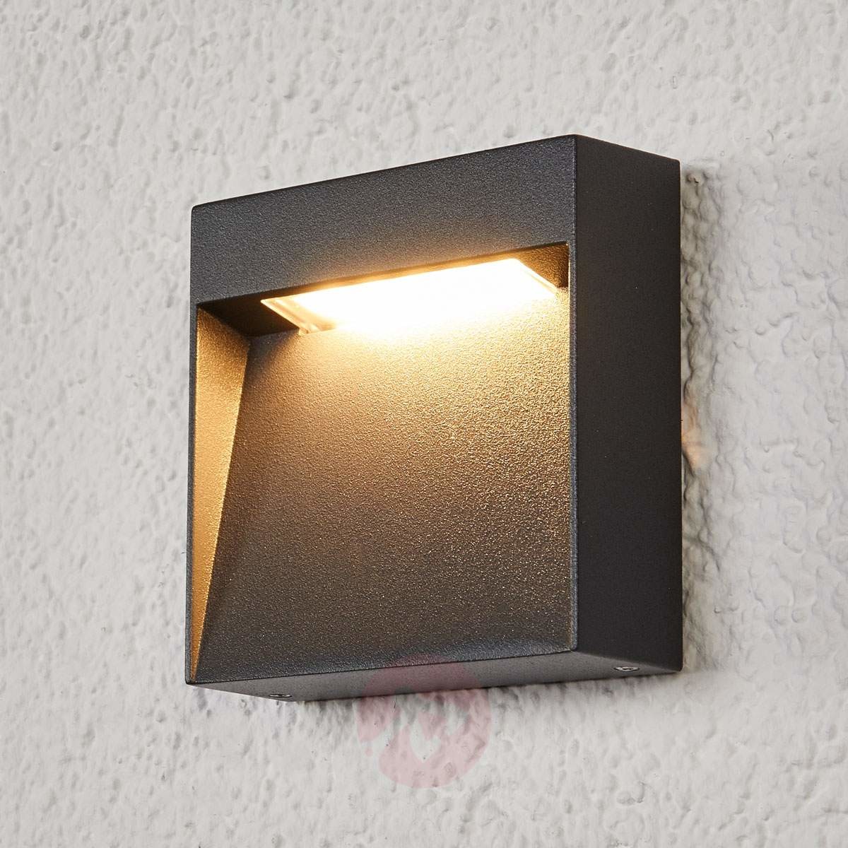 LAMPENWELT.COM Bene kinkiet LED, zewnętrzny