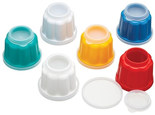 Kitchen Craft Pudding kształtów z tworzywa sztucznego mały 6 sztuki KCJELLYSET