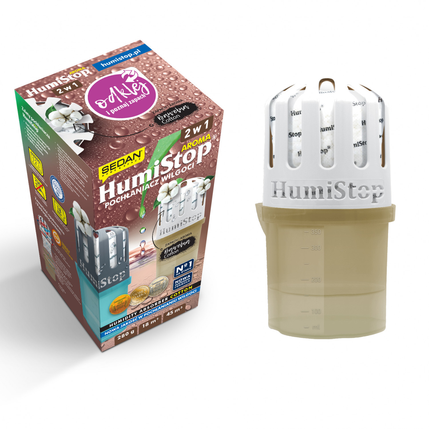 Sedan Pochłaniacz wilgoci Humistop Aroma - bawełna