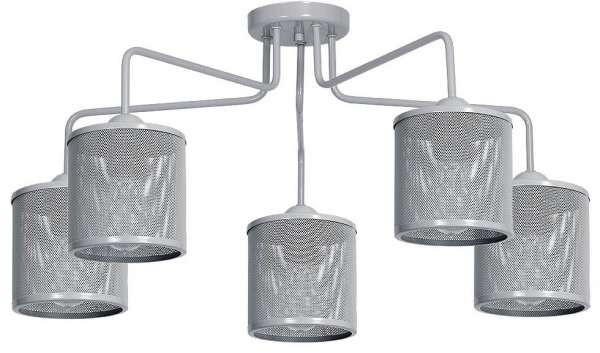 Milagro Natynkowa LAMPA sufitowa LOUISE 672 metalowa OPRAWA siatki tuby PLAFON pająk spider czarny 672