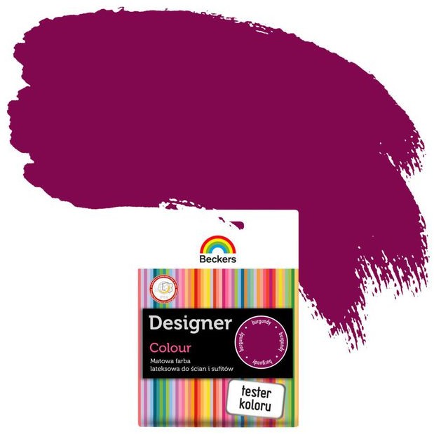 Beckers Tester farby DESIGNER COLOUR Burgundy