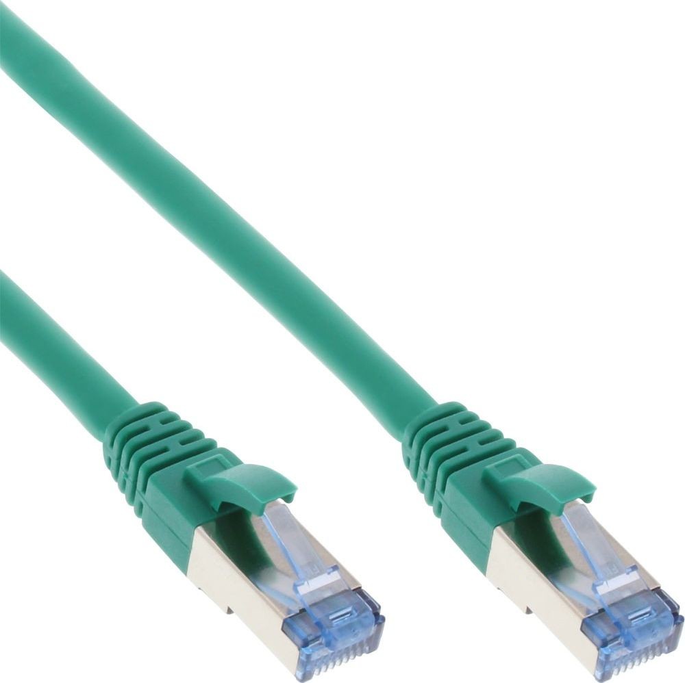 InLine Patch Cable S FTP PiMf Cat.6A 500MHz Halogen Free Copper Green 15m 76815G 76815G