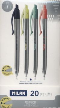 Milan Długopis P1 Silver 20 sztuk mix