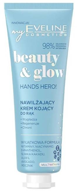 Eveline Cosmetics Cosmetics Beauty&Glow Nawilżający krem kojący do rąk 50ml 65400-uniw