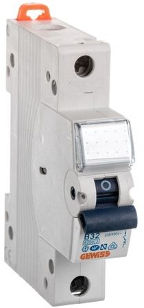 LEGRAND GEWISS nadprądowy 1P B 32A 6kA MT60 B32 1P GW92210