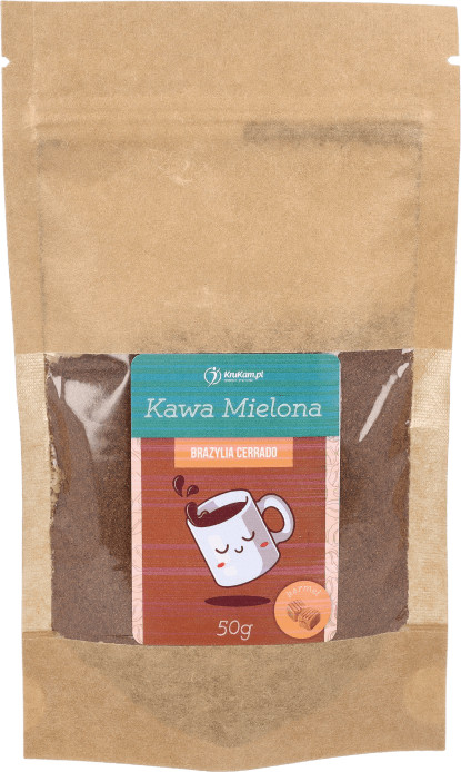 KruKam Kawa mielona Brazylia Cerrado karmelowa 50g