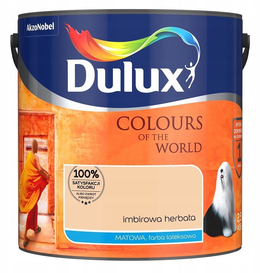 Dulux Farba Dulux Kolory Świata- imbirowa herbata, 2.5l