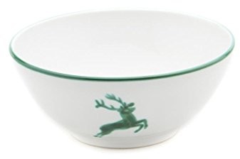 Gmundner Keramik Gmundner ceramika manufaktura 0324suse27 Zielony jeleń, miska średnica 27 cm