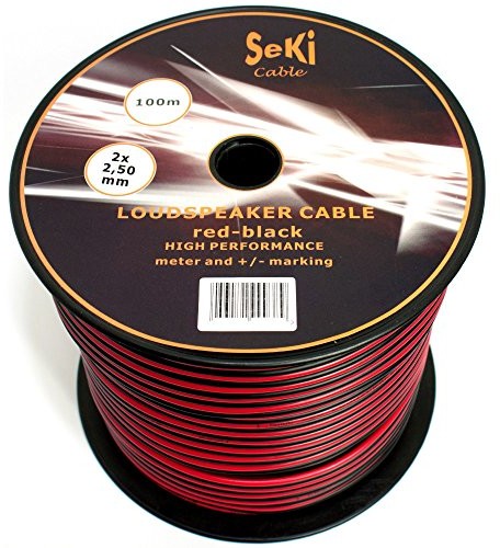 Seki Kabel głośnikowy 100 m  2 X 2,5 mm  100% CCA MIEDŹ; kabel audio