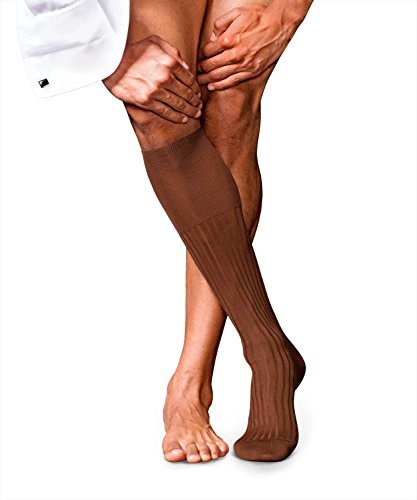 FALKE męski podkolanówki 15669 Luxury Line No. 13 KH - podkolanówki 43/44