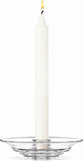 Holmegaard Świecznik na klasyczną świecę Flow 4353978