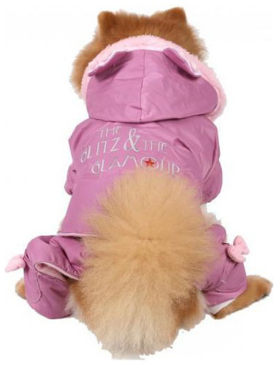 Doggy Dolly DOGGY DOLLY Kombinezon Glitz&Glamour różowy XS 18-20 cm/31-33 cm