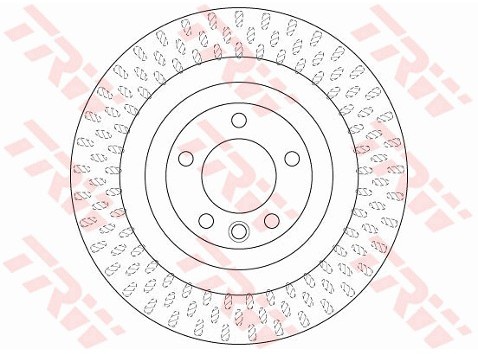 TRW Tarcza hamulcowa DF6505S