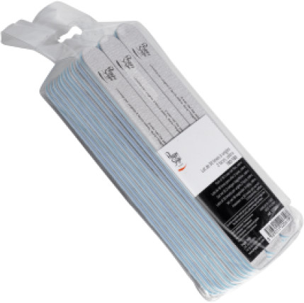 Peggy Sage Pack Of 30 2-Way Nail Files Zebra Medium komplet pilników do paznokci 180/180