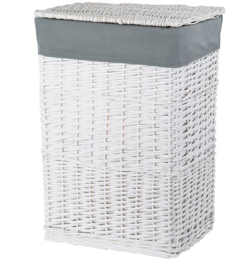 CORSAN CORSAN - Kosz wiklinowy na pranie BIAŁY 47x36x67 cm 715XXL 715XXL BIAŁY