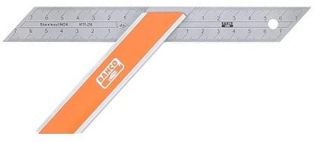 Bahco zamocowane na stałe schmiege z kątem 45 ° i 135 ° ostrze wykonane ze stali nierdzewnej, 9575 250 9575-250