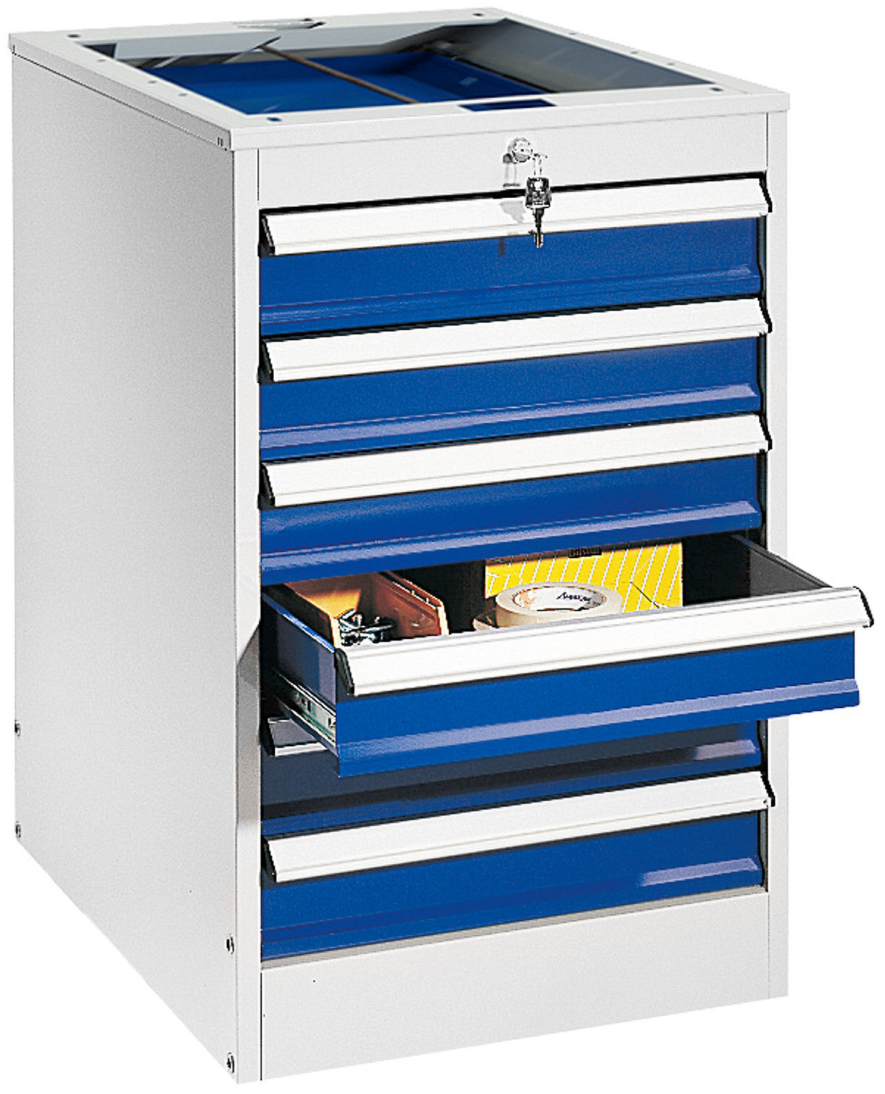 AJ Podwieszane szafki z 6 szufladami Wysokość:800 mm 25634