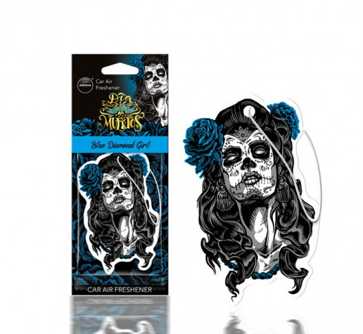 MTM INDUSTRIES Odświeżacz powietrza muertos blue diamond girl AMI-A83116