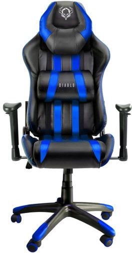 Diablo Chairs Fotel Diablo Chairs X-One Horn Czarno-niebieski