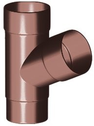 Gamrat Trójnik fi110/63 ciemny brąz