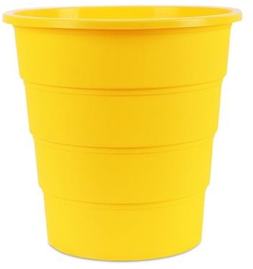 OFFICE PRODUCTS Kosz na śmieci OFFICE PRODUCTS, pełny, 16l, żółty 19054621-06