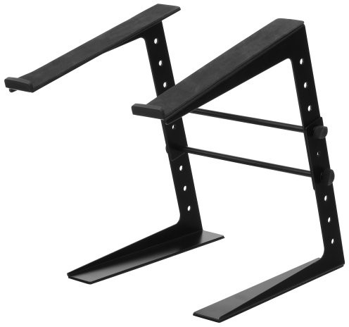 Pronomic pronomic LS-100 Laptop stojaku DJ notebook laptop stand (regulacja wysokości, idealny na DJ i muzyka, materiał: stal) czarna 00032120