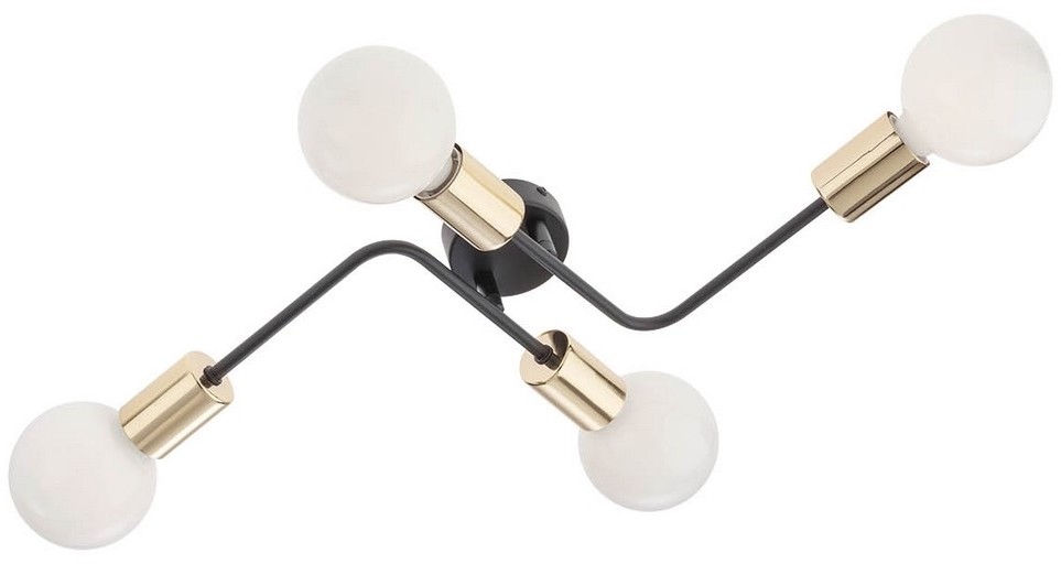 Redo Redo 01-1669 - Plafon YAK 4xE27/42W/230V