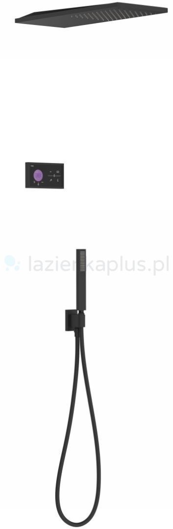 Tres Shower Technology zestaw prysznicowy czarny 09288551NM