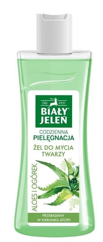 Biały Jeleń Codzienna Pielęgnacja żel do mycia twarzy Aloes i Ogórek 265ml 68821-uniw