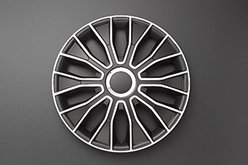 Autostyle Samochód Style PP 5215 komplet ozdobne kołpaki na koła voltec Pro 15 cali, czarny/biały VOLTEC 15'' WHITE&BLACK