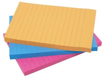 Post-It 3M Bloczek samoprzylepny Super Sticky w linie (4690-SS3BGK-EU), 101x152mm, 3x90 kart., paleta Bangkok 3M-70005271997